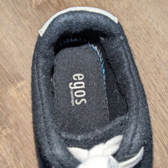 Egos Copenhagen Merino Wool Sneaker Shoes Unisex Black White EU 40 / US 9 wmns - Picture 8 of 11